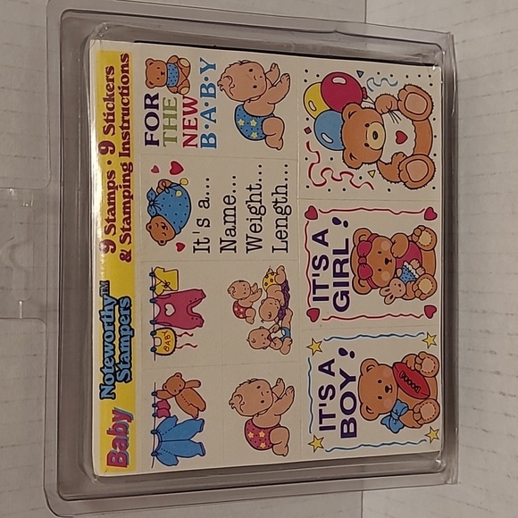 Other - NIP For the New Baby Rubber Stamps